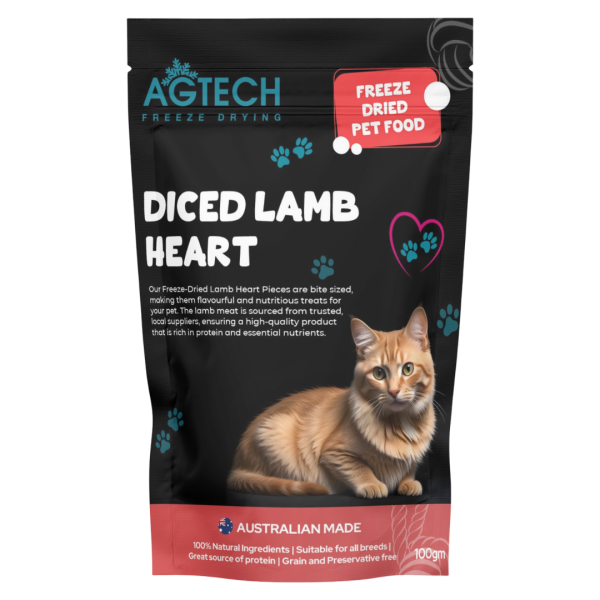 Australian Diced Lamb Heart [12 x 50g]